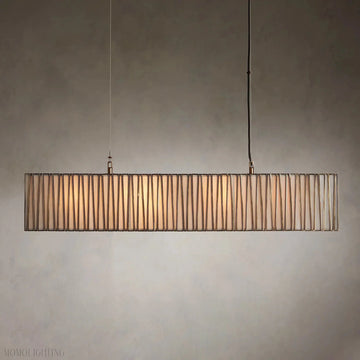 Art Glass Jeunet Rectangular Chandelier-Momo Lighting