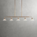 Art Glass Therona Linear Chandelier-Momo Lighting