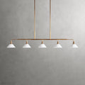 Art Glass Therona Linear Chandelier-Momo Lighting