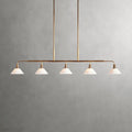 Art Glass Therona Linear Chandelier-Momo Lighting