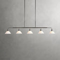 Art Glass Therona Linear Chandelier-Momo Lighting