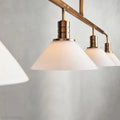 Art Glass Therona Linear Chandelier-Momo Lighting