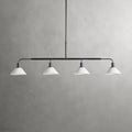 Art Glass Therona Linear Chandelier-Momo Lighting