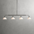 Art Glass Therona Linear Chandelier-Momo Lighting