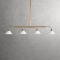 Art Glass Therona Linear Chandelier-Momo Lighting