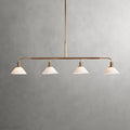 Art Glass Therona Linear Chandelier-Momo Lighting