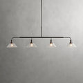 Art Glass Therona Linear Chandelier-Momo Lighting