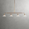 Art Glass Therona Linear Chandelier-Momo Lighting