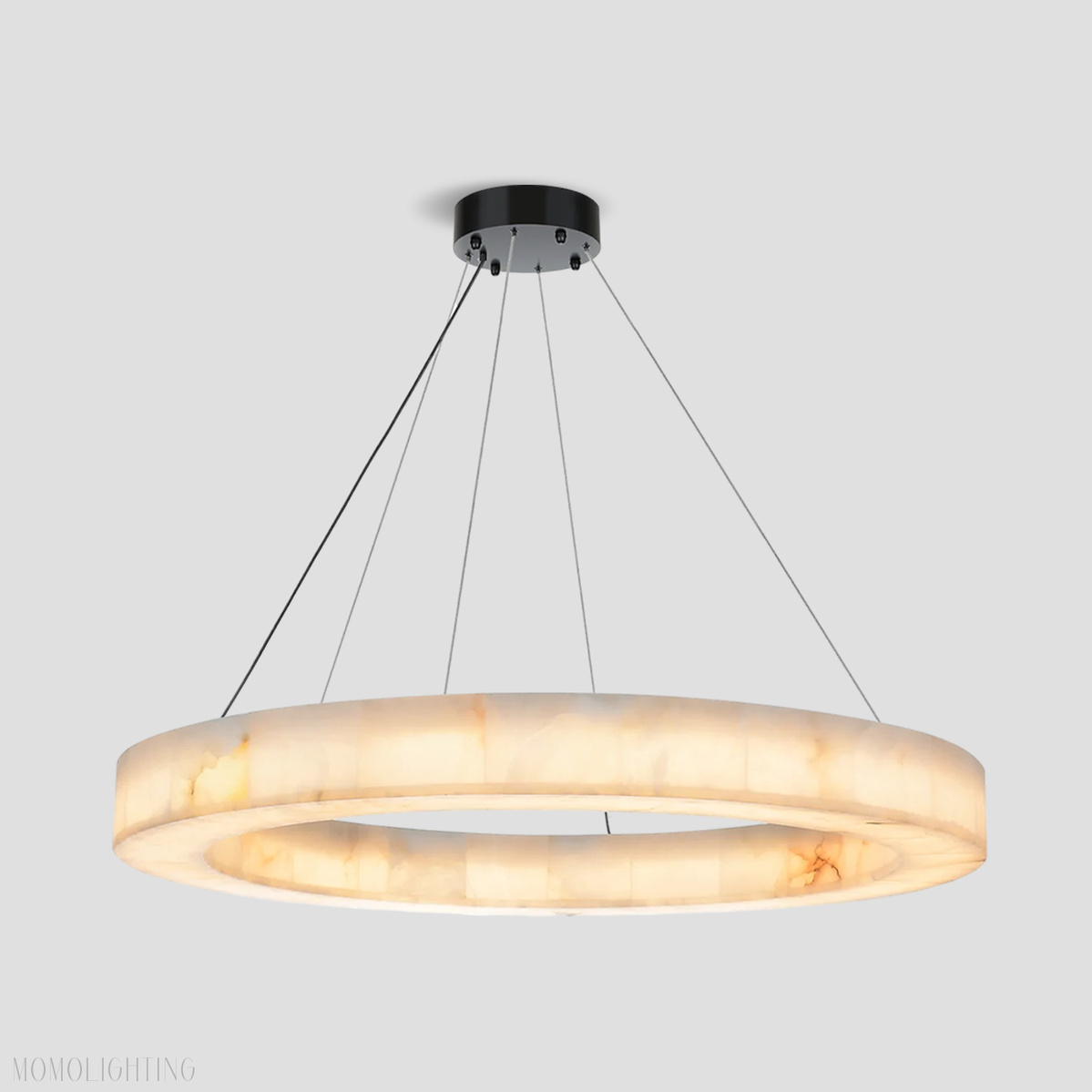 Art Rivage Calcite Round Chandelier 32" 45" 60"-Momo Lighting