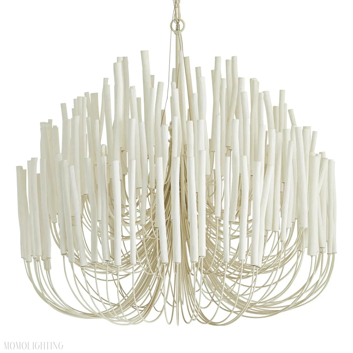 Arteriors Tilda Wide Alabaster Chandelier 21" 36"-Momo Lighting