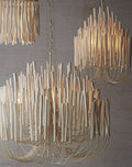 Arteriors Tilda Wide Alabaster Chandelier 21