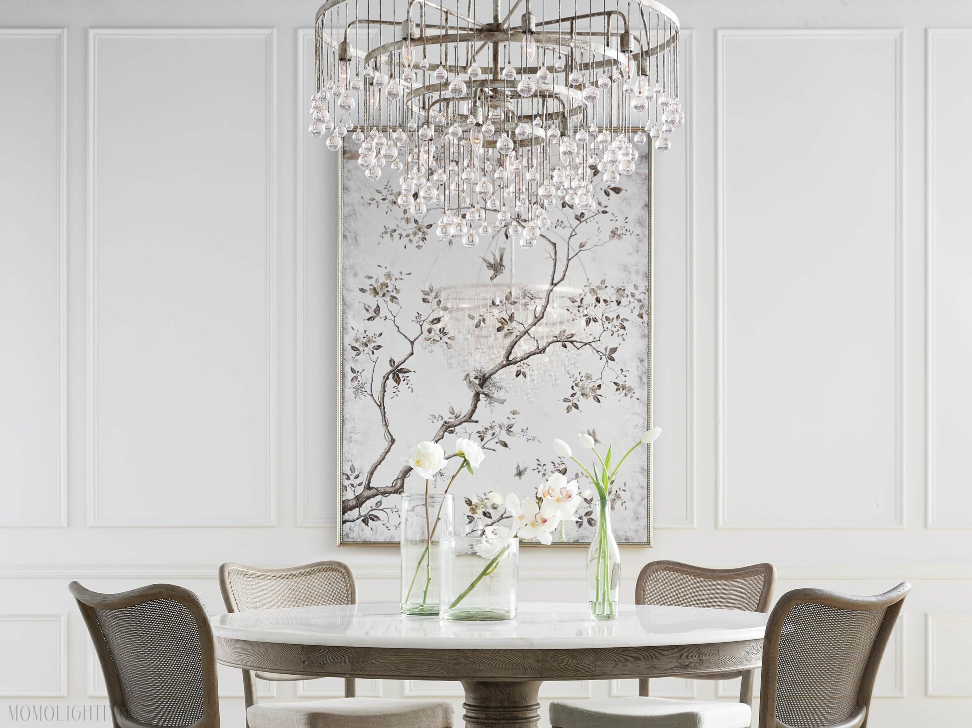 Aubrey 4 Tier Chandelier-Momo Lighting