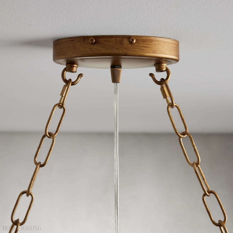 Aubrey Crystal Ball 7 Light Chandelier-Momo Lighting