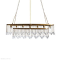 Aubrey Crystal Ball 7 Light Chandelier-Momo Lighting