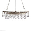 Aubrey Crystal Ball 7 Light Chandelier-Momo Lighting