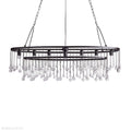 Aubrey Crystal Ball 7 Light Chandelier-Momo Lighting
