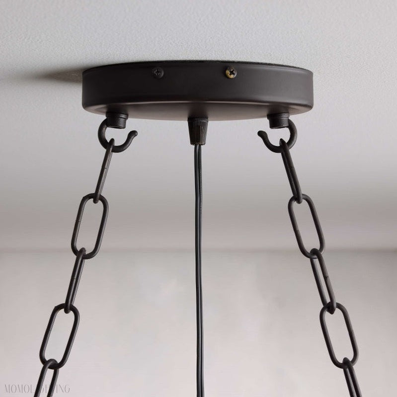 Aubrey Crystal Ball 7 Light Chandelier-Momo Lighting