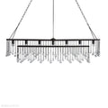 Aubrey Crystal Ball Rectangular Chandelier 47'' 60''