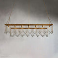 Aubrey Crystal Ball Rectangular Chandelier 47'' 60''