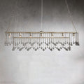 Aubrey Crystal Ball Rectangular Chandelier 47'' 60''