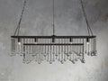 Aubrey Crystal Ball Rectangular Chandelier 47'' 60''