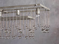 Aubrey Crystal Ball Rectangular Chandelier 47'' 60''-Momo Lighting
