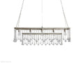 Aubrey Crystal Ball Rectangular Chandelier 47'' 60''-Momo Lighting