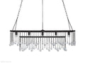 Aubrey Crystal Ball Rectangular Chandelier 47'' 60''-Momo Lighting