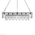 Aubrey Crystal Ball Rectangular Chandelier 47'' 60''-Momo Lighting