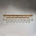 Aubrey Crystal Ball Rectangular Chandelier 47'' 60''-Momo Lighting