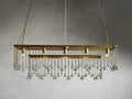 Aubrey Crystal Ball Rectangular Chandelier 47'' 60''-Momo Lighting