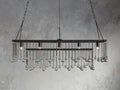 Aubrey Crystal Ball Rectangular Chandelier 47'' 60''-Momo Lighting