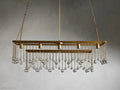Aubrey Crystal Ball Rectangular Chandelier 47'' 60''-Momo Lighting