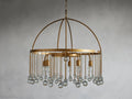 Aubrey Crystal Ball Round Chandelier 5 Light / 8 Light-Momo Lighting