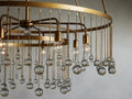 Aubrey Crystal Ball Round Chandelier 5 Light / 8 Light-Momo Lighting