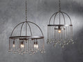 Aubrey Crystal Ball Round Chandelier 5 Light / 8 Light-Momo Lighting
