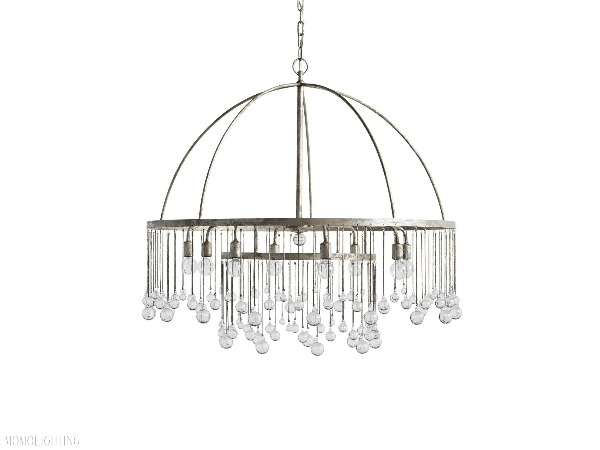 Aubrey Crystal Ball Round Chandelier 5 Light / 8 Light-Momo Lighting