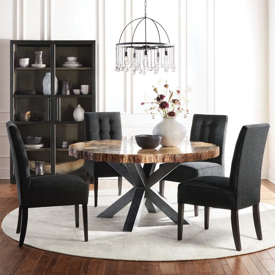 Aubrey Crystal Ball Round Chandelier 5 Light / 8 Light-Momo Lighting