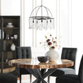 Aubrey Crystal Ball Round Chandelier 5 Light / 8 Light-Momo Lighting