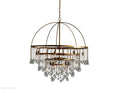 Aubrey Modern Crystal Ball 4 Tier Chandelier