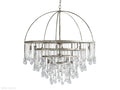 Aubrey Modern Crystal Ball 4 Tier Chandelier