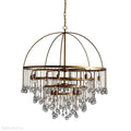 Aubrey Modern Crystal Ball 4 Tier Chandelier