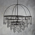 Aubrey Modern Crystal Ball 4 Tier Chandelier