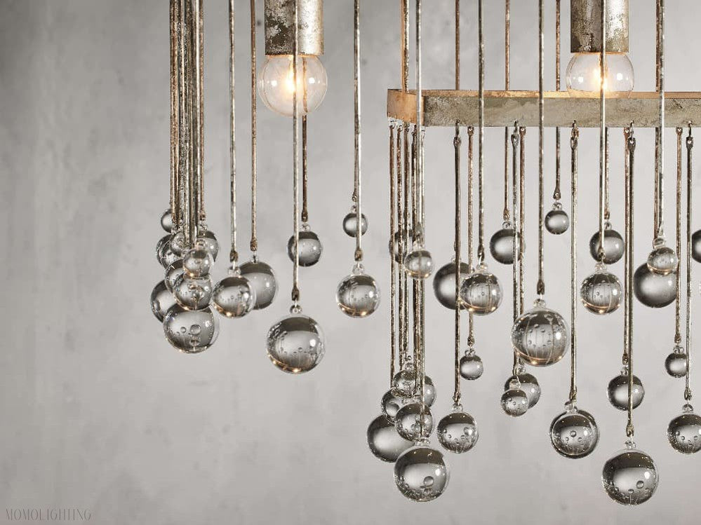 Aubrey Rectangular Chandelier-Momo Lighting