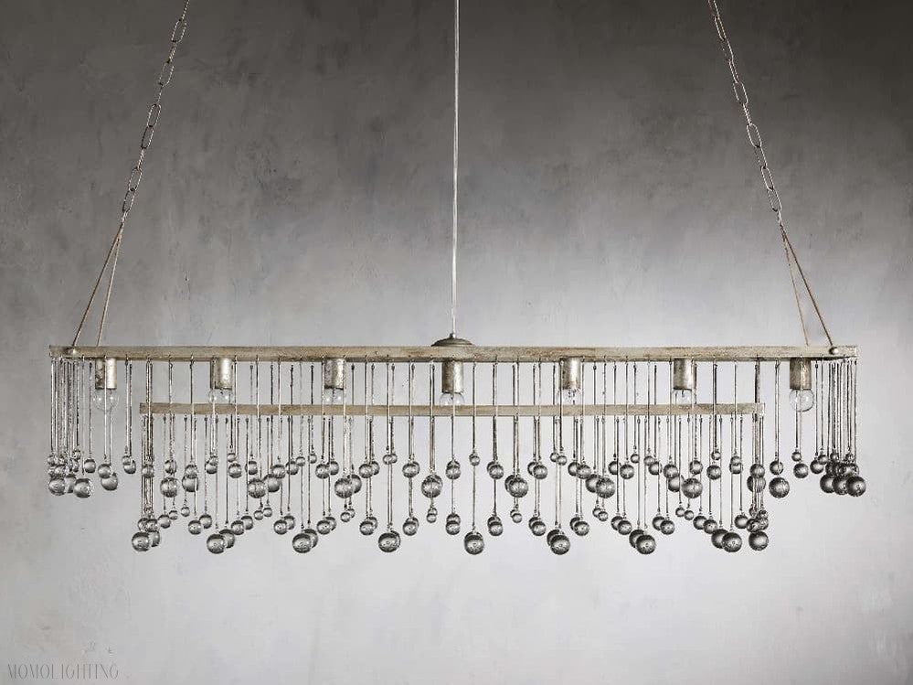 Aubrey Rectangular Chandelier-Momo Lighting