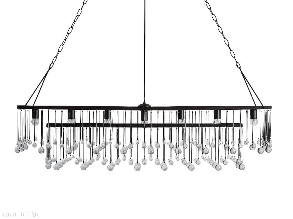 Aubrey Rectangular Chandelier-Momo Lighting