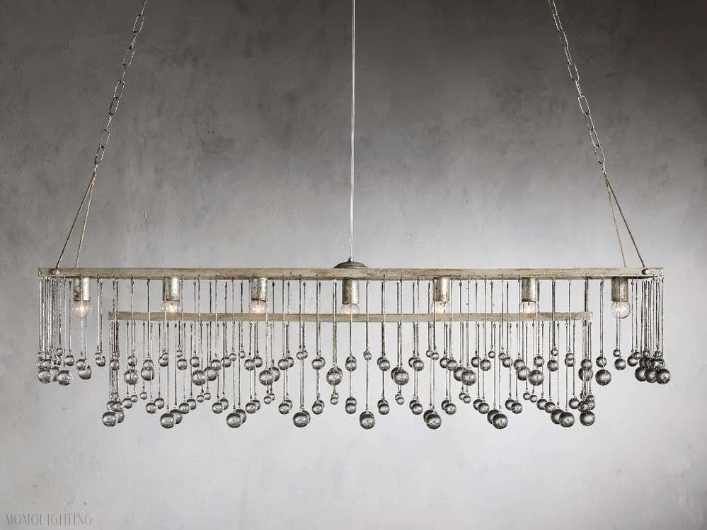 Aubrey Rectangular Chandelier-Momo Lighting