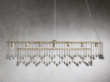 Aubrey Rectangular Chandelier-Momo Lighting