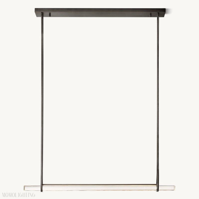 Audon Single Bar Linear Chandelier 60"-Momo Lighting