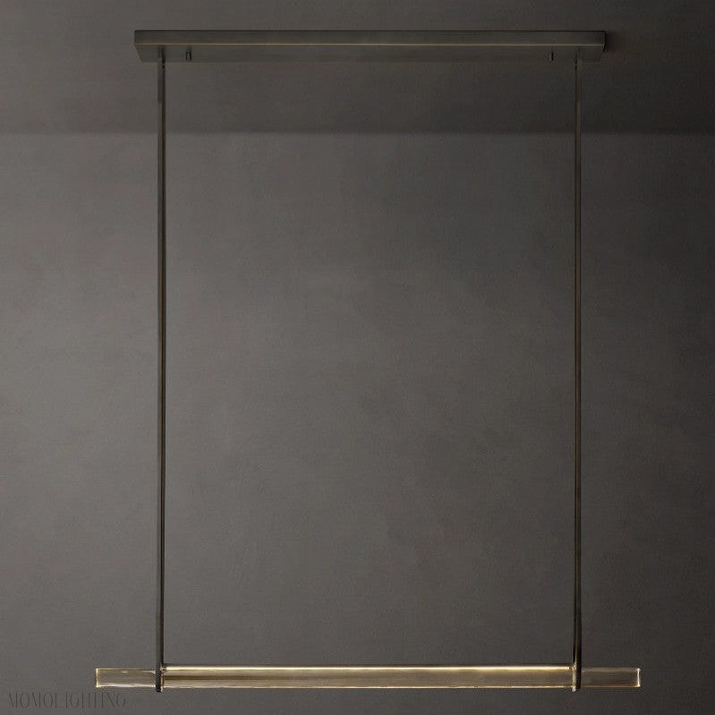 Audon Single Bar Linear Chandelier 60"-Momo Lighting